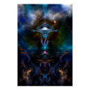 Suche nach raumstationen poster Science fiction