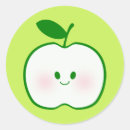Suche nach grüner apfel aufkleber Cartoon