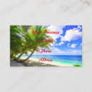 Suche nach schöner strand visitenkarten Tropisch