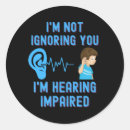 Suche nach hörgerät aufkleber Taub