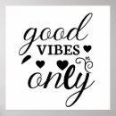 Suche nach positive vibes poster Inspiration