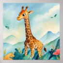 Suche nach niedliche giraffen poster Malerei