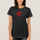 Suche nach mohnblume tshirts Rot
