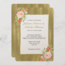 Suche nach goldrosa hochzeit einladungen Romantisch