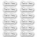 Suche nach weihnachtsmann aufkleber Aus santa