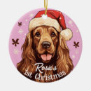 Suche nach cocker spaniel ornamente Weihnachtsdekoration