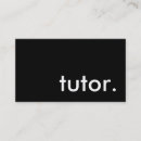 Suche nach tutor visitenkarten Bildung