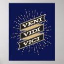 Suche nach veni vidi vici poster Sieg