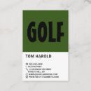 Suche nach golf coach visitenkarten Sport