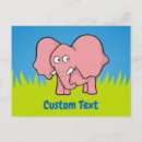 Suche nach rosa elefant postkarten Tier