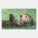 Suche nach seeotter aufkleber Niedlicher otter