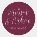 Suche nach personalisierte hochzeit aufkleber Elegante hochzeitsaufkleber