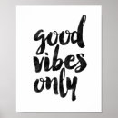 Suche nach positive vibes poster Typografie