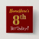 Suche nach 8 geburtstag buttons Geburtstagsfeier