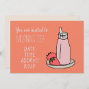 Suche nach milchshake einladungen Erdbeere