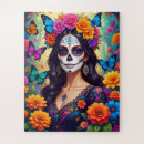 Suche nach dia de los muertos puzzle Blumenreich