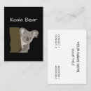 Suche nach koala visitenkarten Tragen