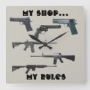 Suche nach waffe wanduhren Gewehr