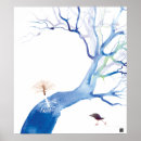Suche nach blaue schneeflocke poster Baum