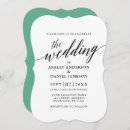 Suche nach mint hochzeits einladungen Modern