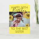 Suche nach 50 schwester geburtstag karten Fünfzigste