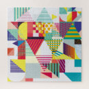 Suche nach geometrisches muster puzzle Modern