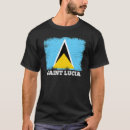Suche nach st lucia flagge tshirts Heilige