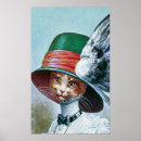 Suche nach katzen in den hüten poster Für sie