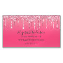 Suche nach rosa glitter visitenkarten Glamour