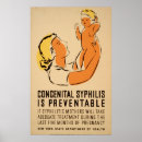 Suche nach syphilis poster Vintag