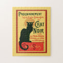 Suche nach art nouveau puzzle Black cat