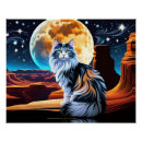 Suche nach katze und vollmond poster Katzenfrau