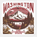 Suche nach washington staat aufkleber Berge