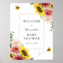 Suche nach bienen und sonnenblume poster Babyparty