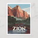 Suche nach zion national park postkarten Vintag