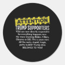 Suche nach aufmerksamkeit aufkleber Trumpf