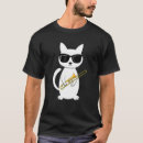 Suche nach blechblasinstrument tshirts Katze