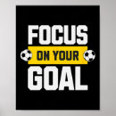 Suche nach zielen poster Fußballtraining