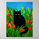 Suche nach kleine schwarze katze poster Katzenportrait