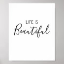 Suche nach leben schön poster La vie est belle