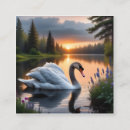 Suche nach schwan visitenkarten See