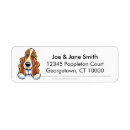 Suche nach basset rücksende aufkleber Personalisiert