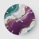 Suche nach lila marmor wanduhren Luxus