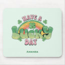 Suche nach viel glück mousepads Kleeblatt