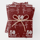 Suche nach geburtstag 50 geschenkpapier Rot