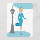 Suche nach flugbegleiter postkarten Flugzeug