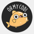Suche nach fish aufkleber Kabeljau