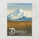Suche nach denali nationalpark postkarten Vintag
