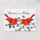 Suche nach roter vogel visitenkarten Tier