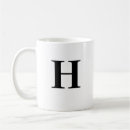 Suche nach monogramm h tassen Initial